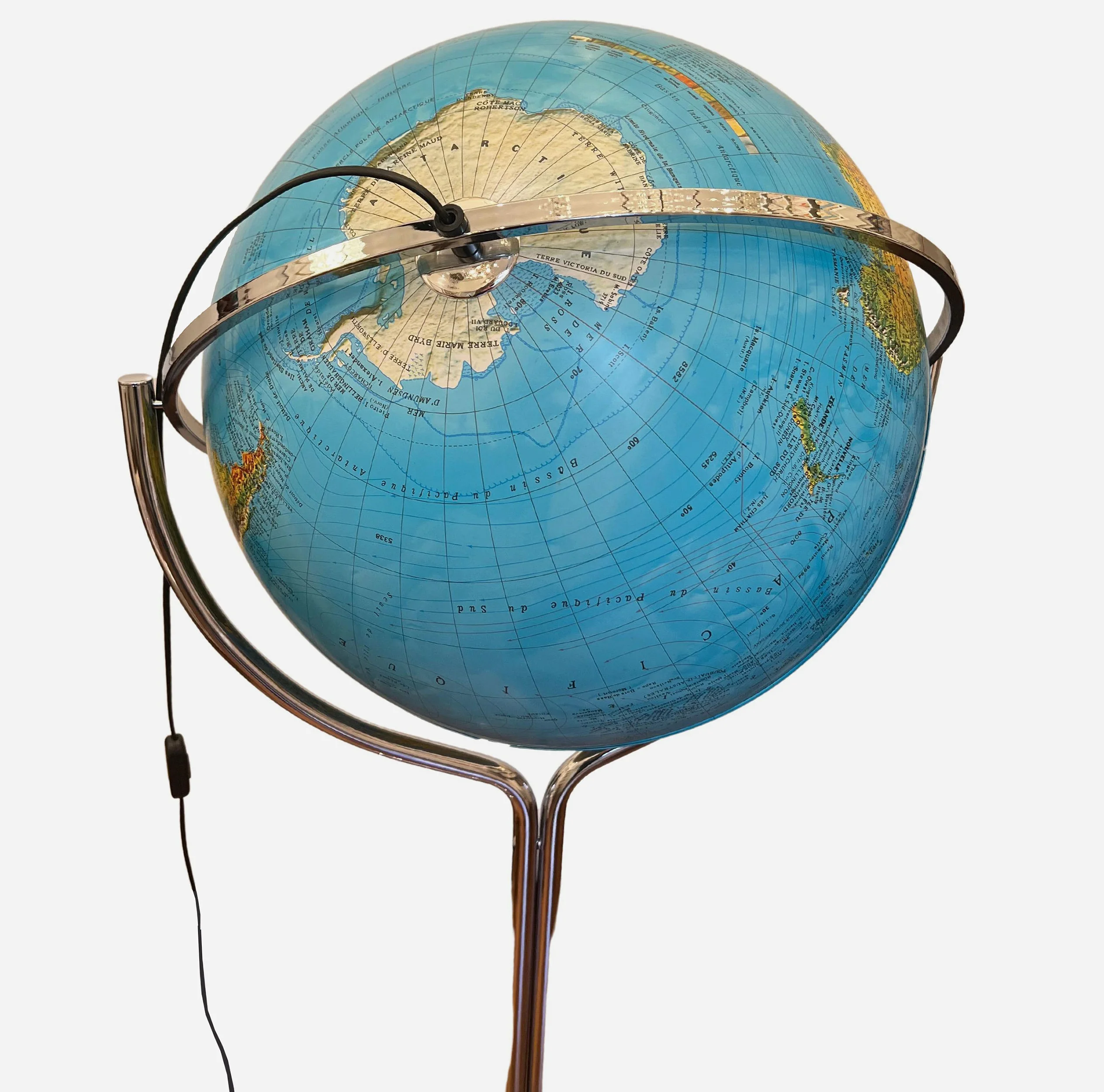 Globe terrestre sur pied, Italie 1980 -05