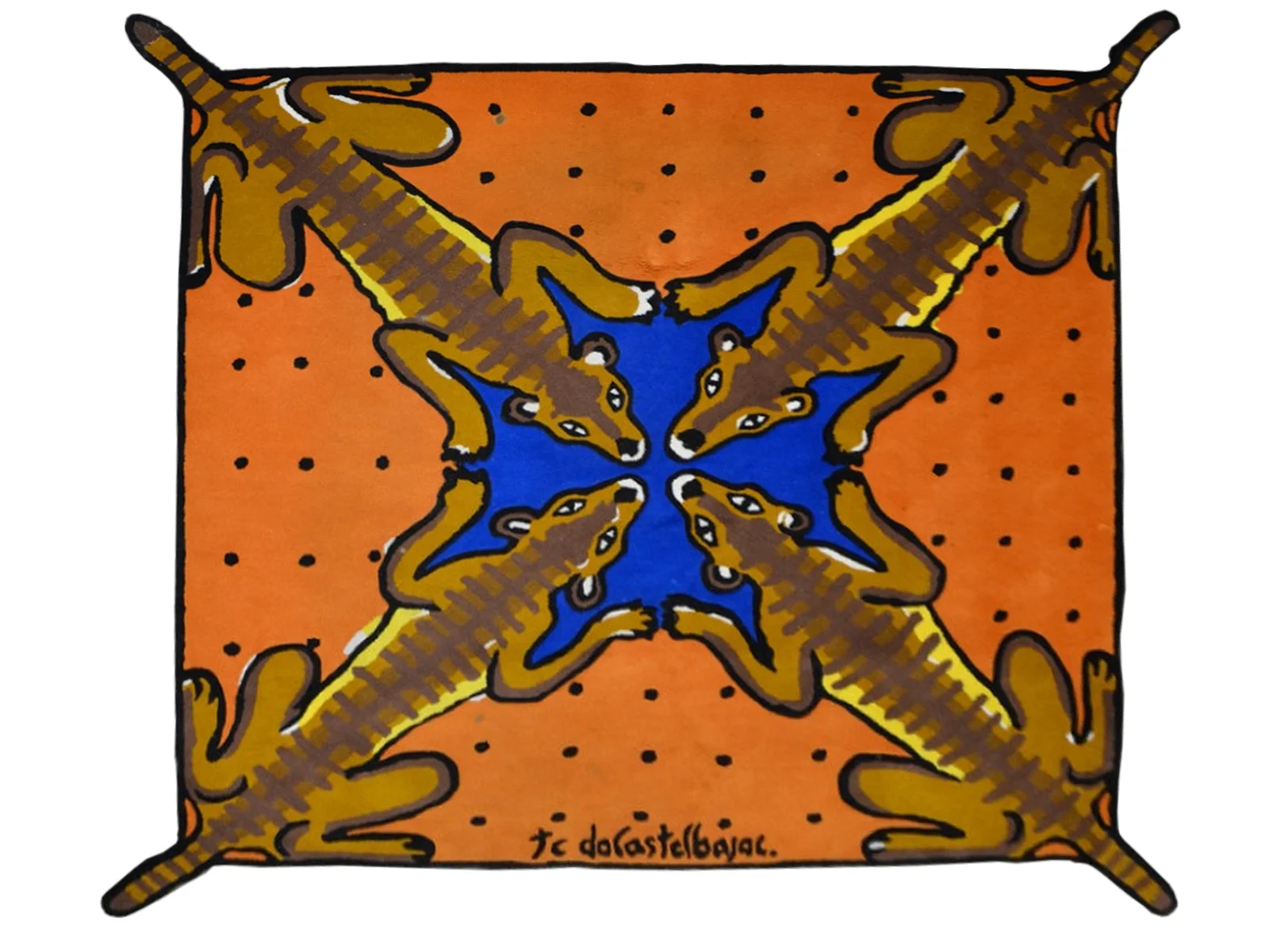 Tapis Desert Bar, Jean-Charles de Castelbajac. 1985 -02