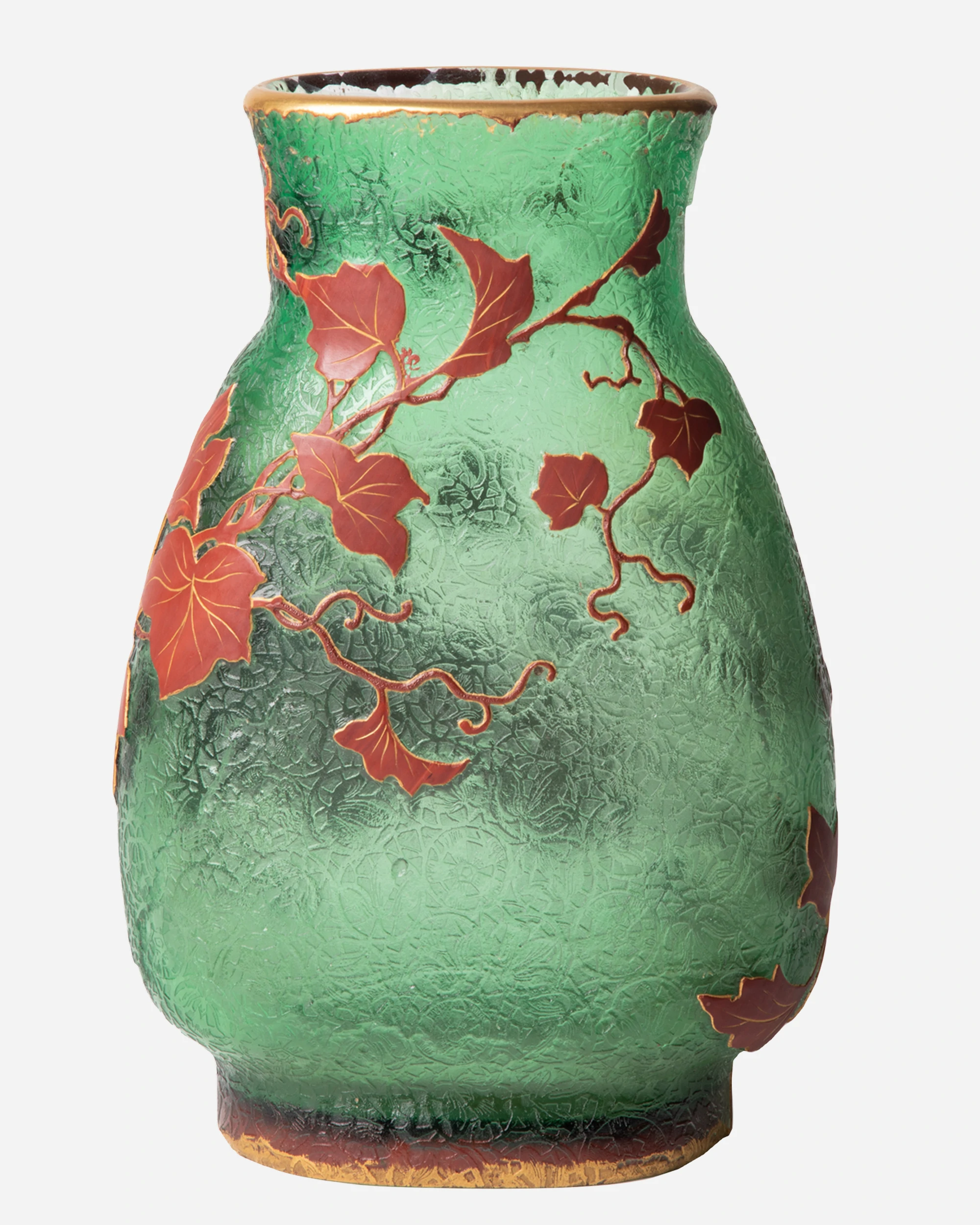 Vase « Feuilles de vigne », par Daum Frères-03