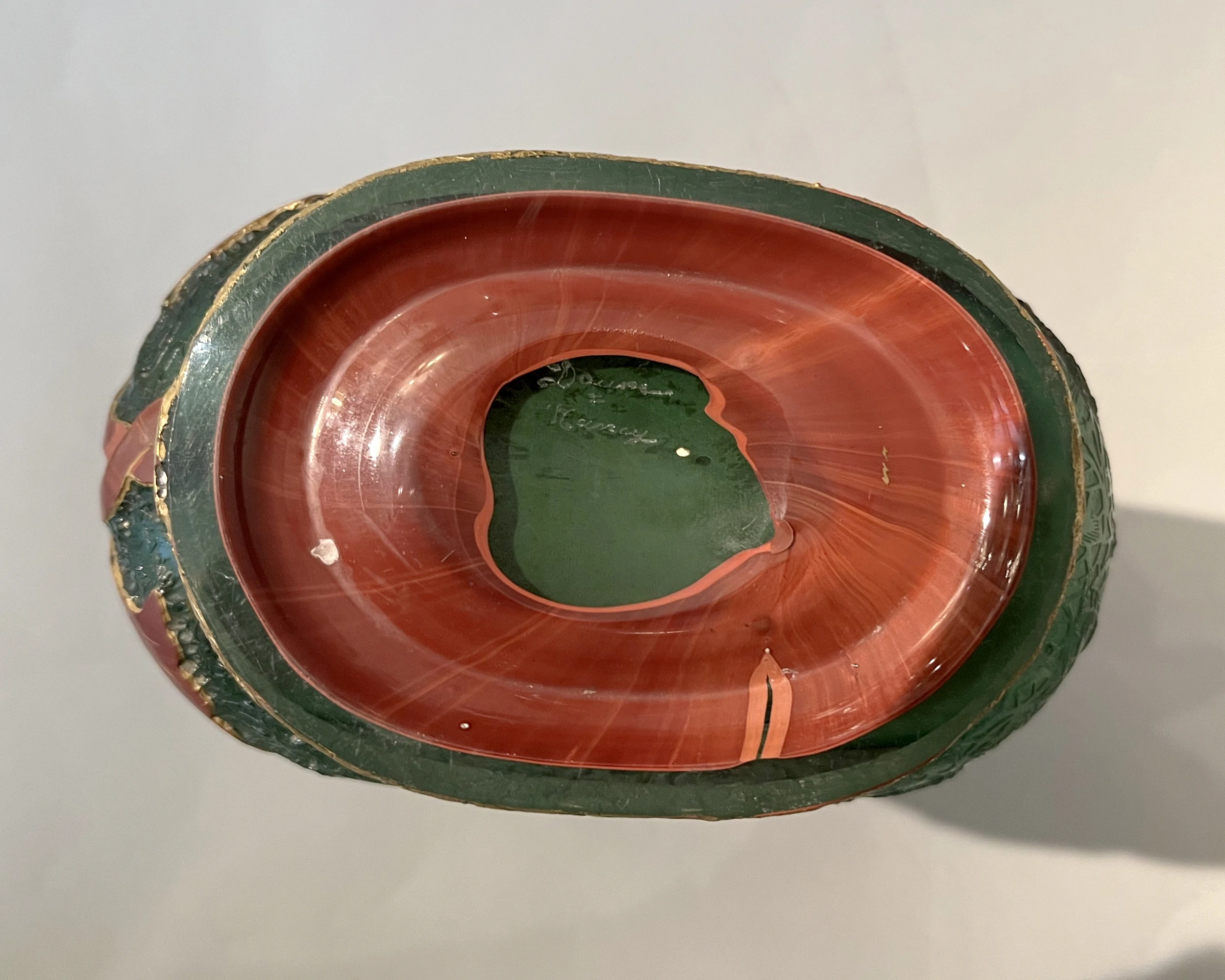 Vase « Feuilles de vigne », par Daum Frères-07