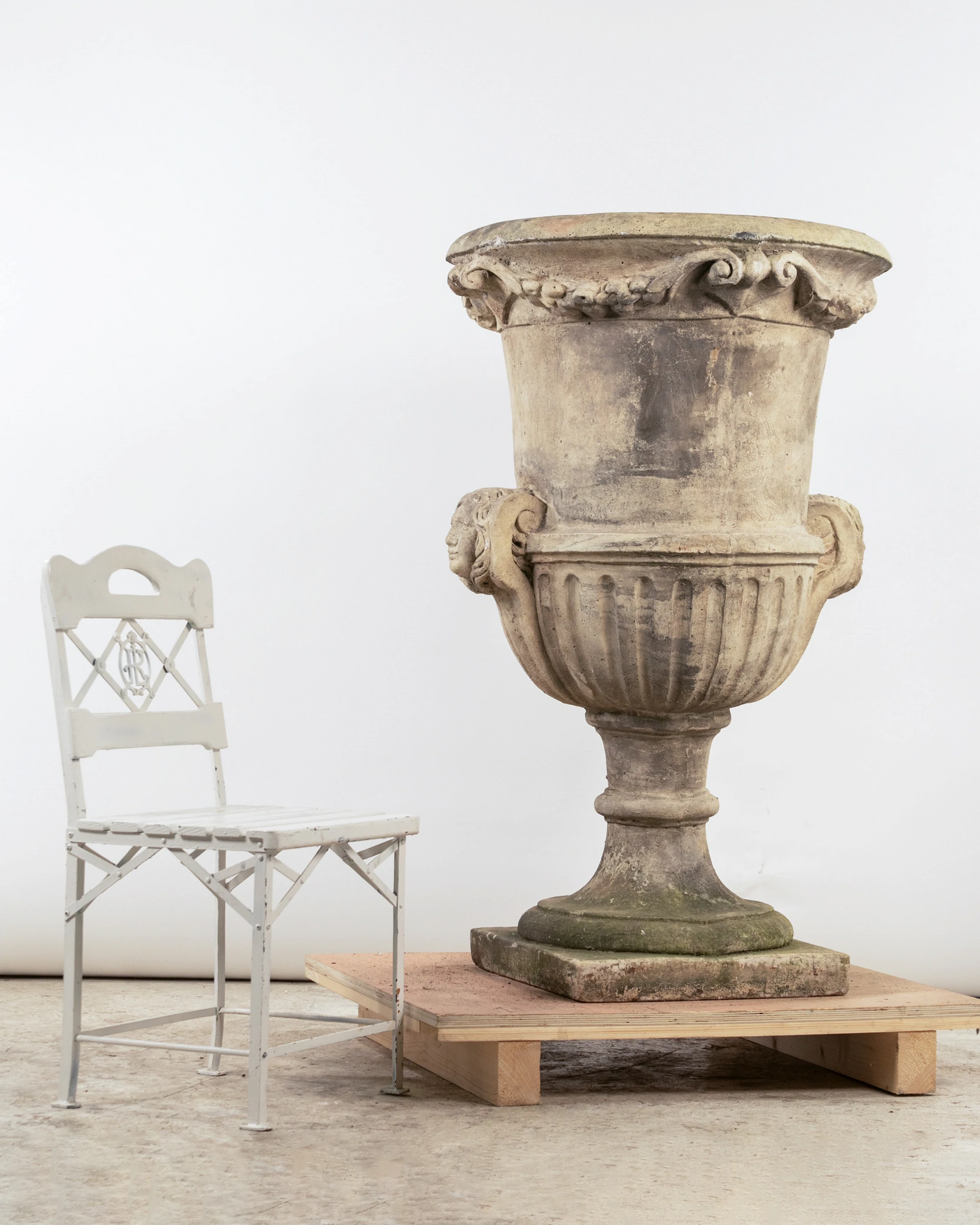 Grand vase extérieur pierre reconstituée Réf 4266