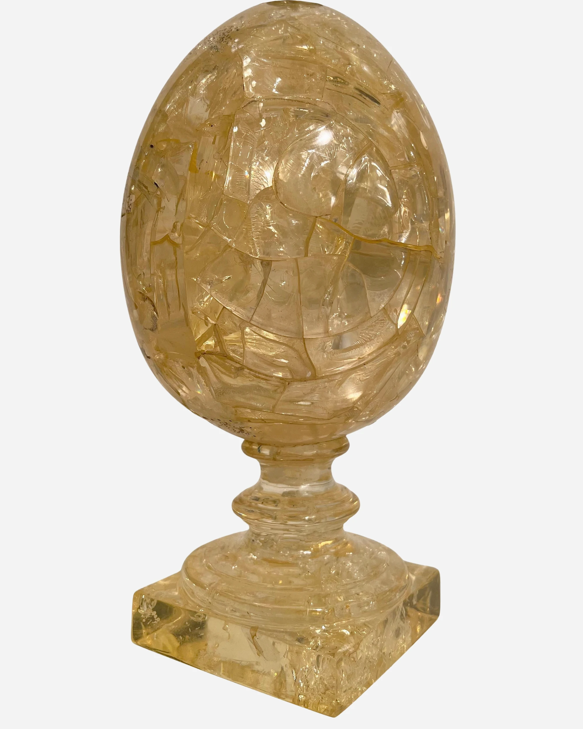 PIED DE LAMPE RESINE GIRAUDON 2.2