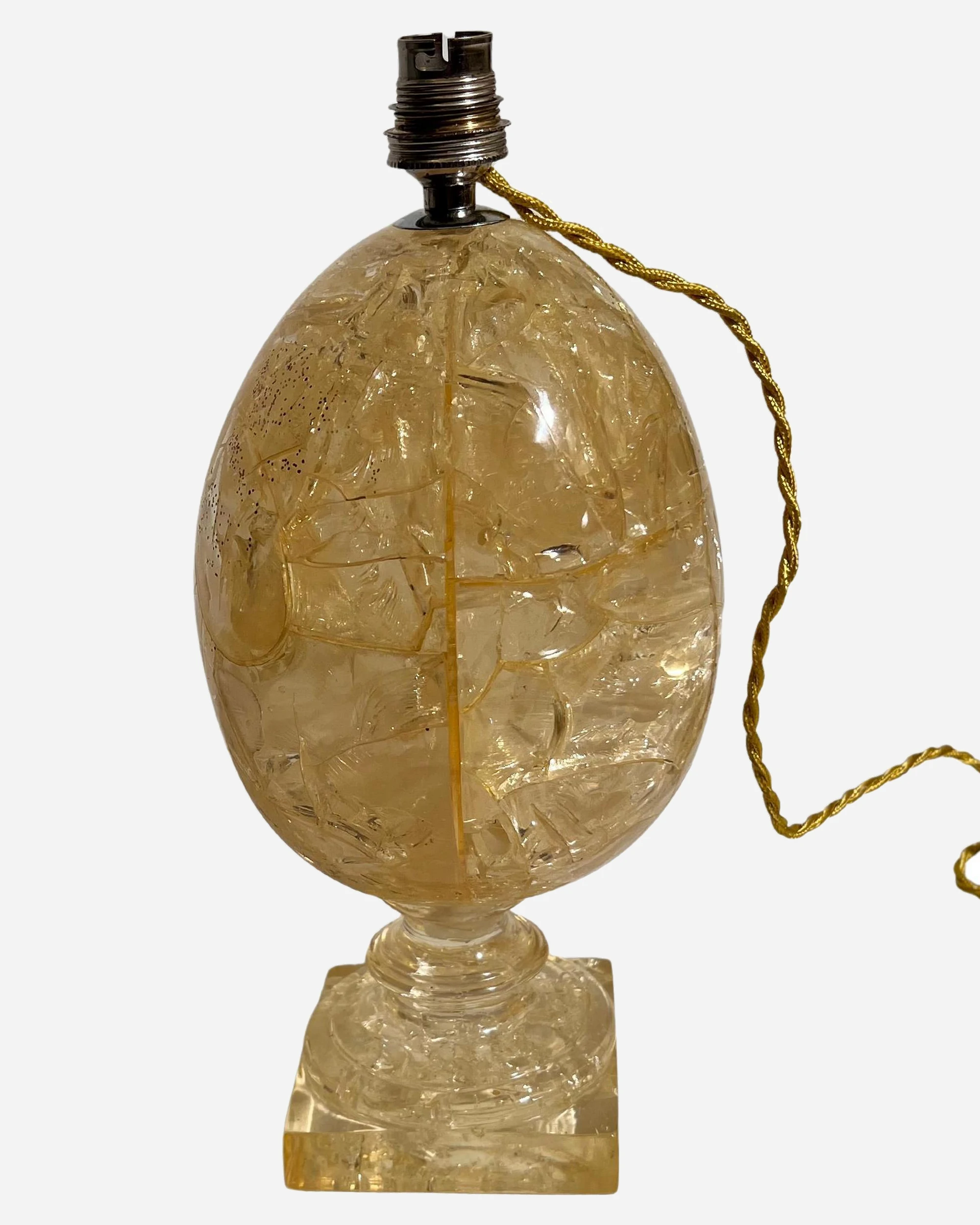 PIED DE LAMPE RESINE GIRAUDON 2.3