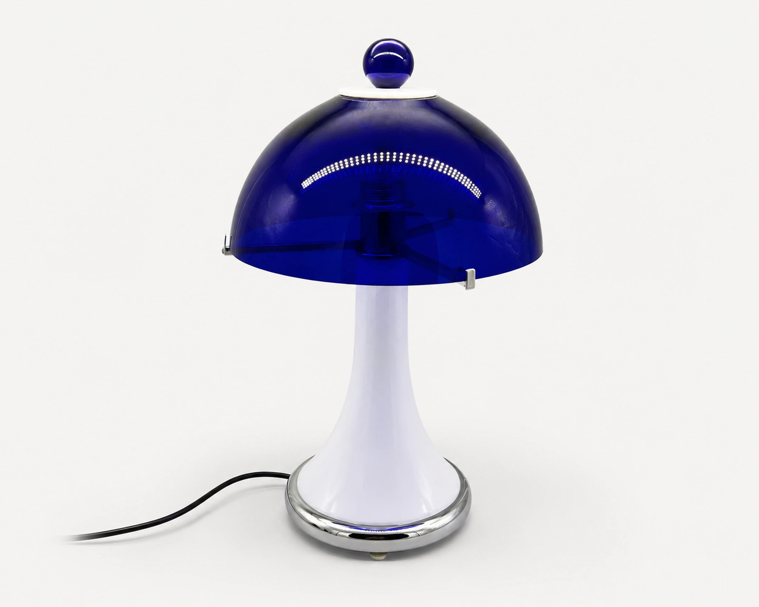 LAMPE VERRE BLEU 1
