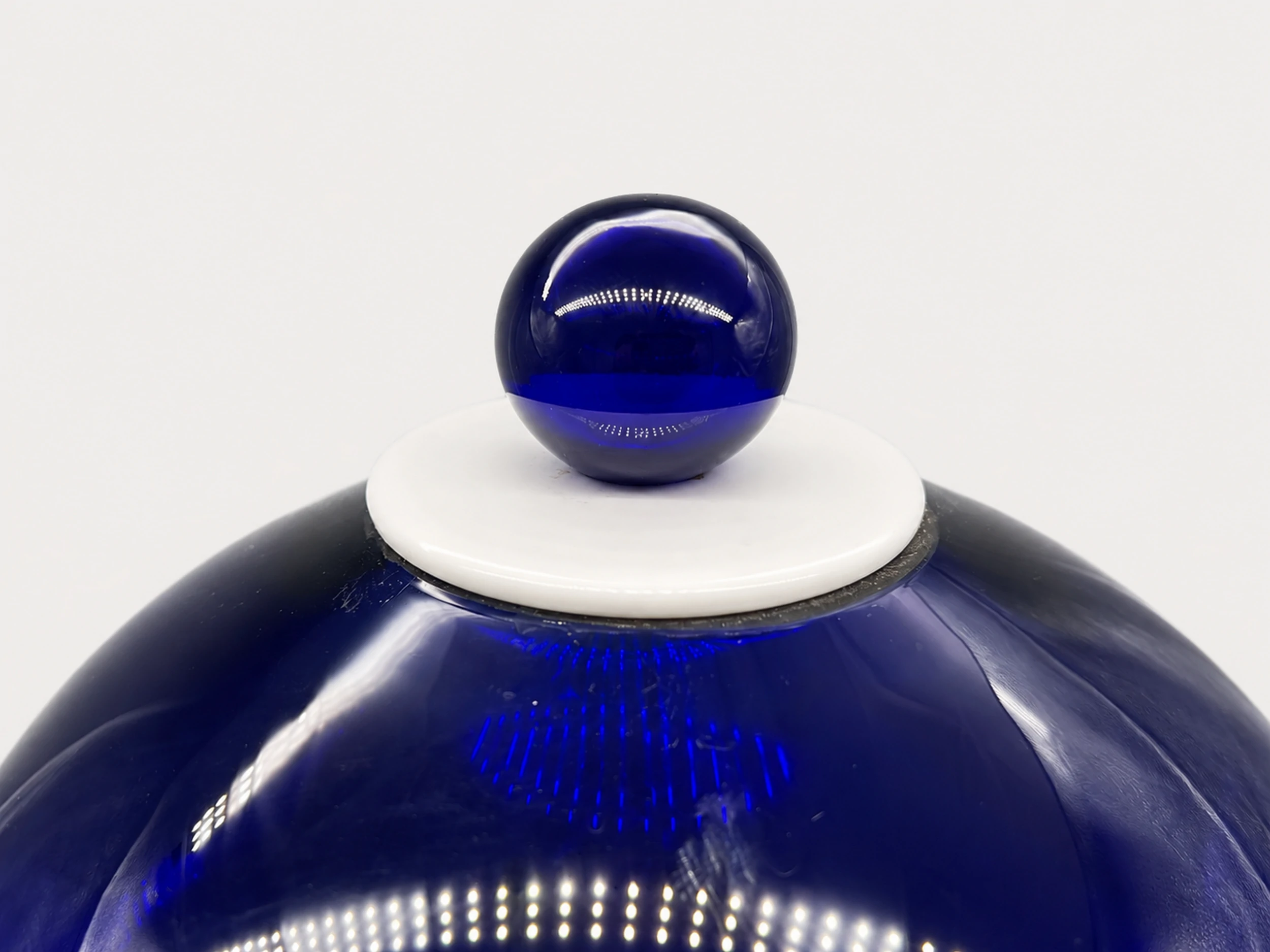 LAMPE VERRE BLEU 6